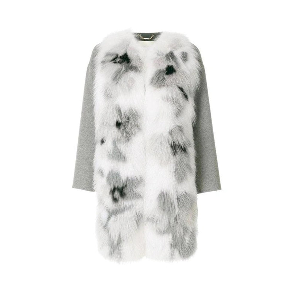 Fendi Fur Trim Cashmere Coat