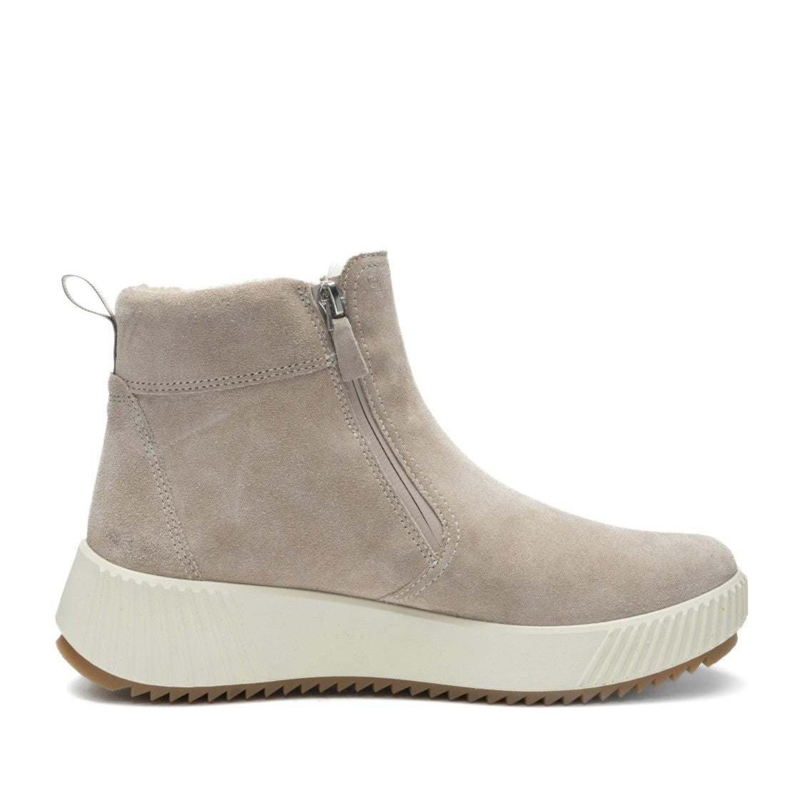 Ara Beige Davos-St Suede-Like Boots