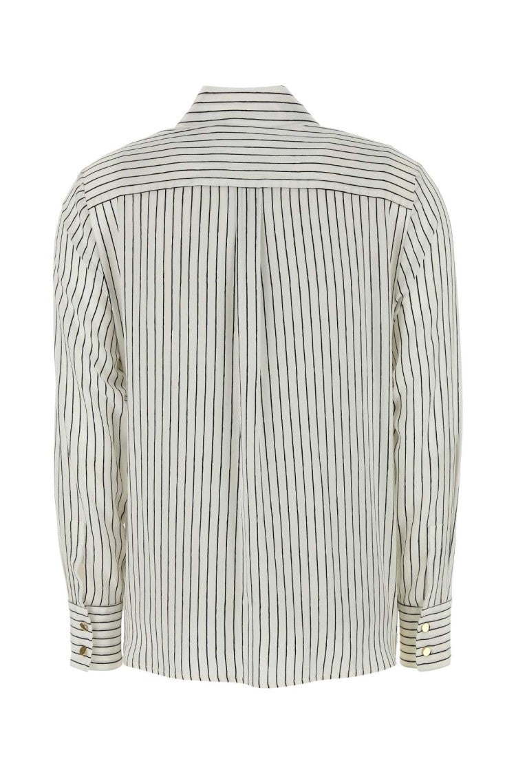 Mm Studio Printed Silk Lama Shirt