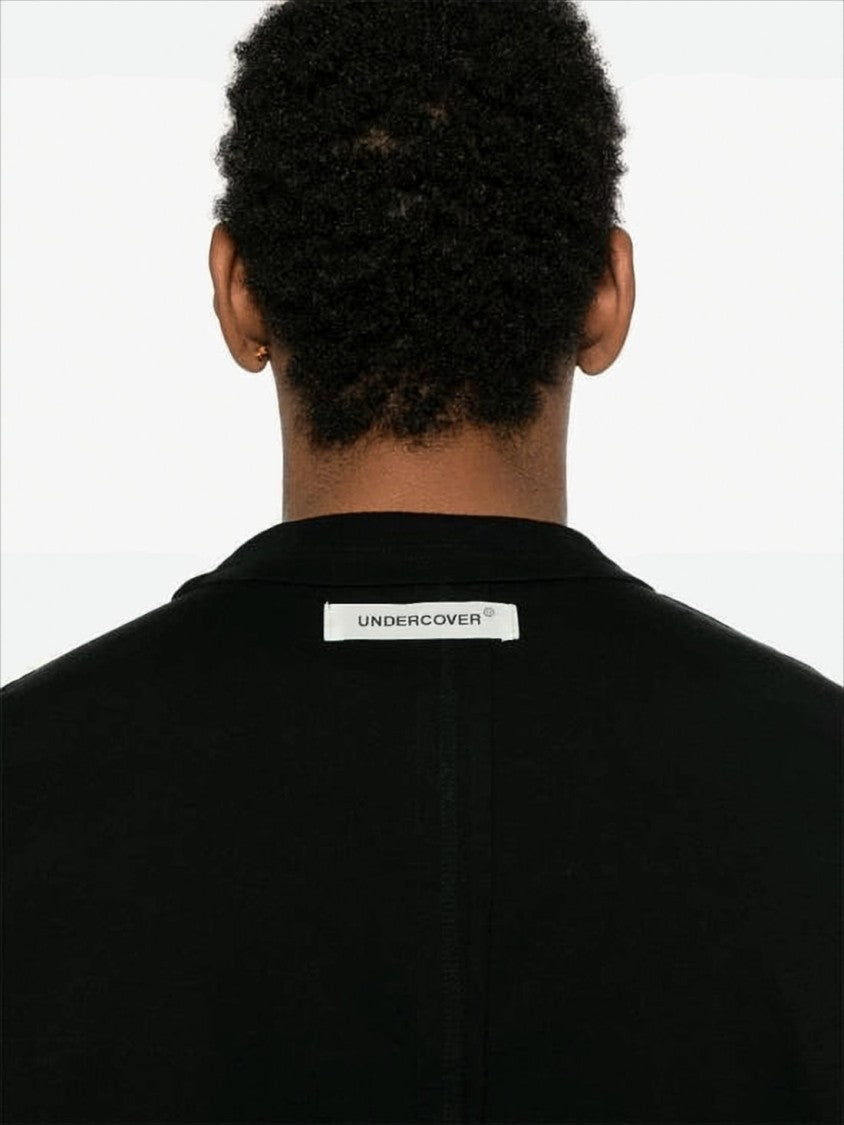 Undercover Boxy Black Short-Sleeve T-Shirt With Graphic Print