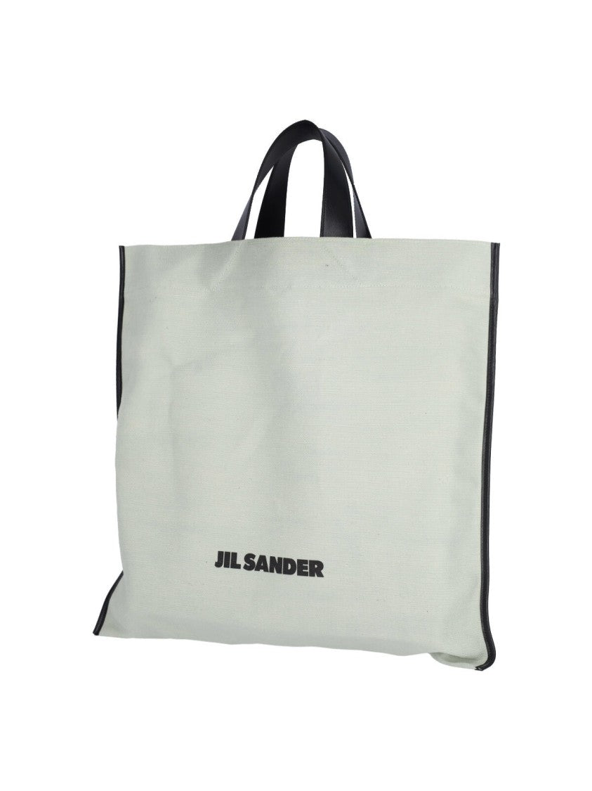 Jil Sander "Square" Tote Bag – White