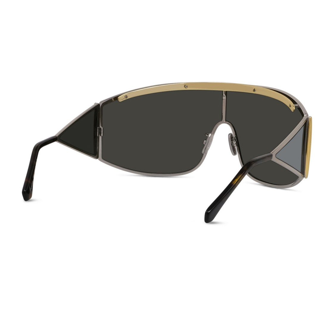 Loewe Futuristic Panoramic Sunglasses With Gold-Plated Accents