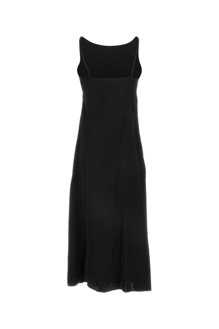 A.P.C. Black Satin Junia Dress