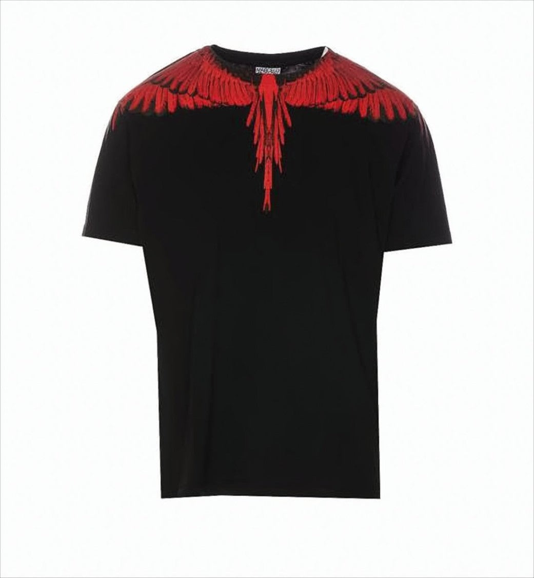 Marcelo Burlon Black Cotton T-Shirt