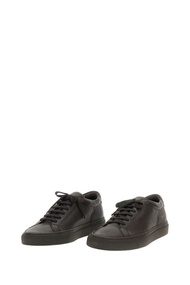 Common Projects Brown Achille Premium Smooth Leather Low-Top Sneakers