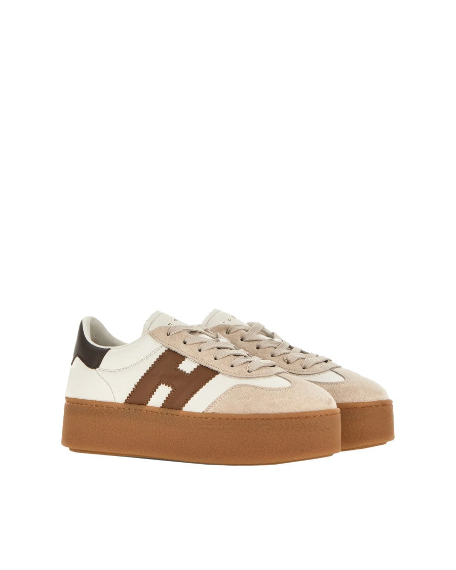 Hogan Cool Ivory/Beige/Brown Sneakers