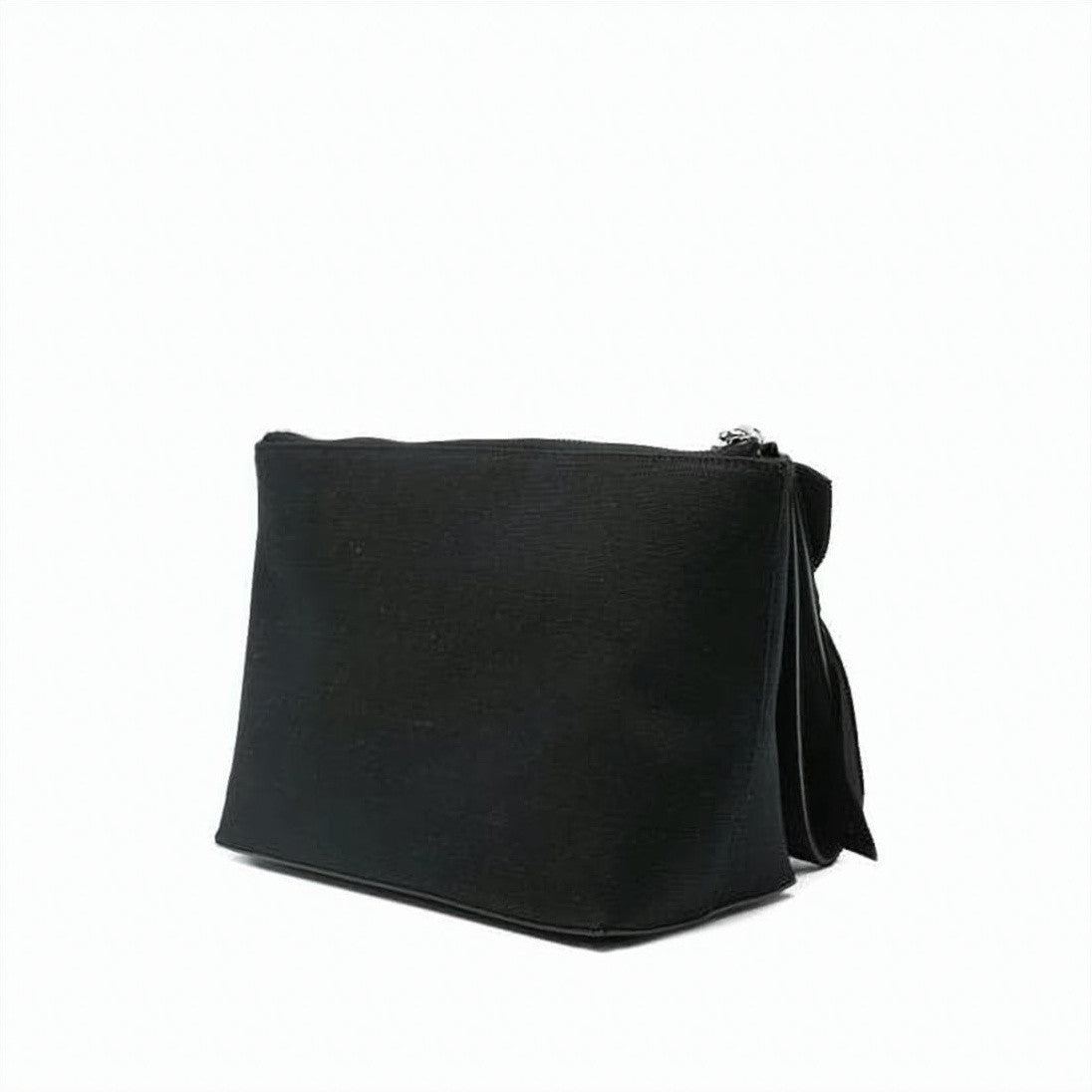 Givenchy Canvas Pouch With Embroidered Logo And Bow Detail