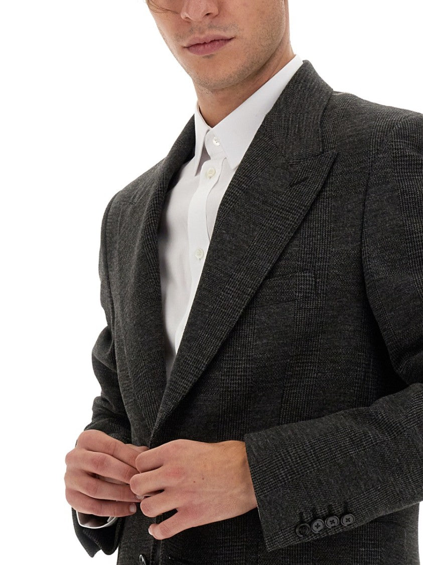 Dolce & Gabbana Single-Breasted Jacket With Peaked Lapels