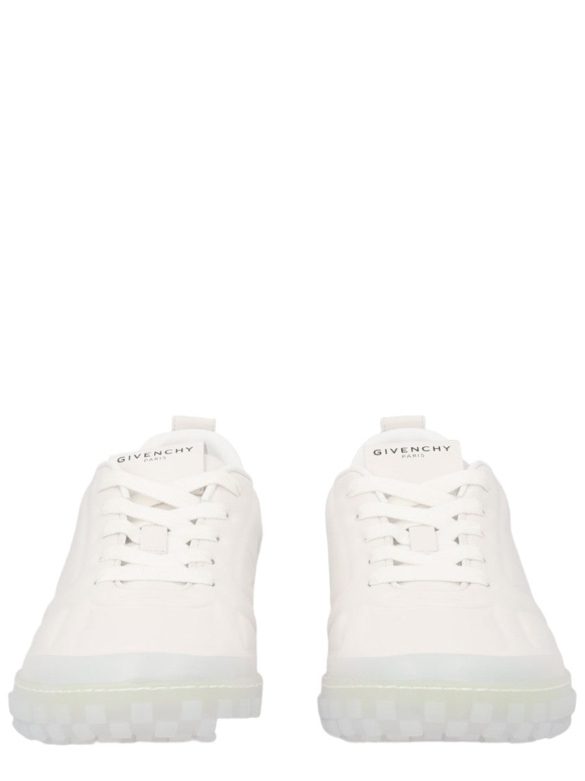 Givenchy White Minimalist Calf Leather Sneakers