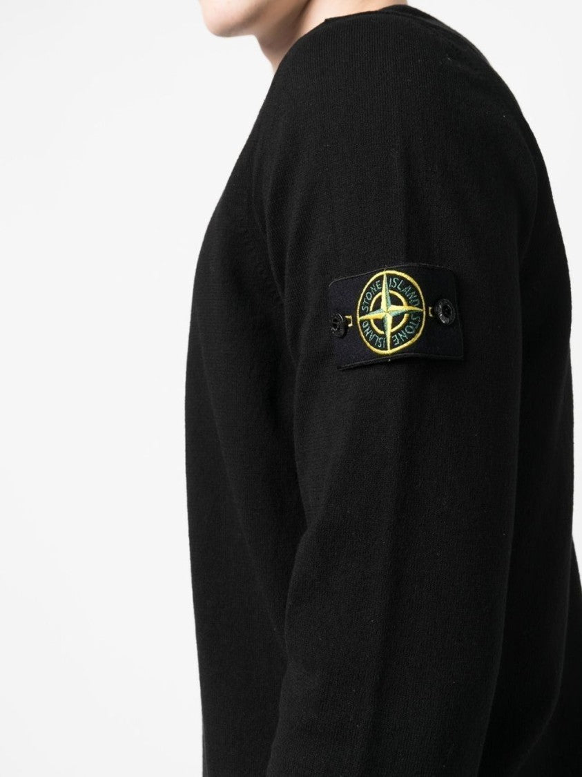 Stone Island Raw Organic Cotton Crew Neck Sweater