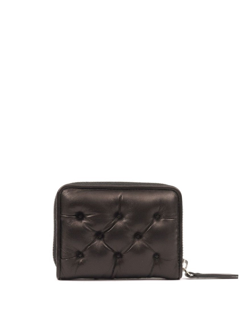Maison Margiela Padded Lambskin Coin Purse With Signature Motif
