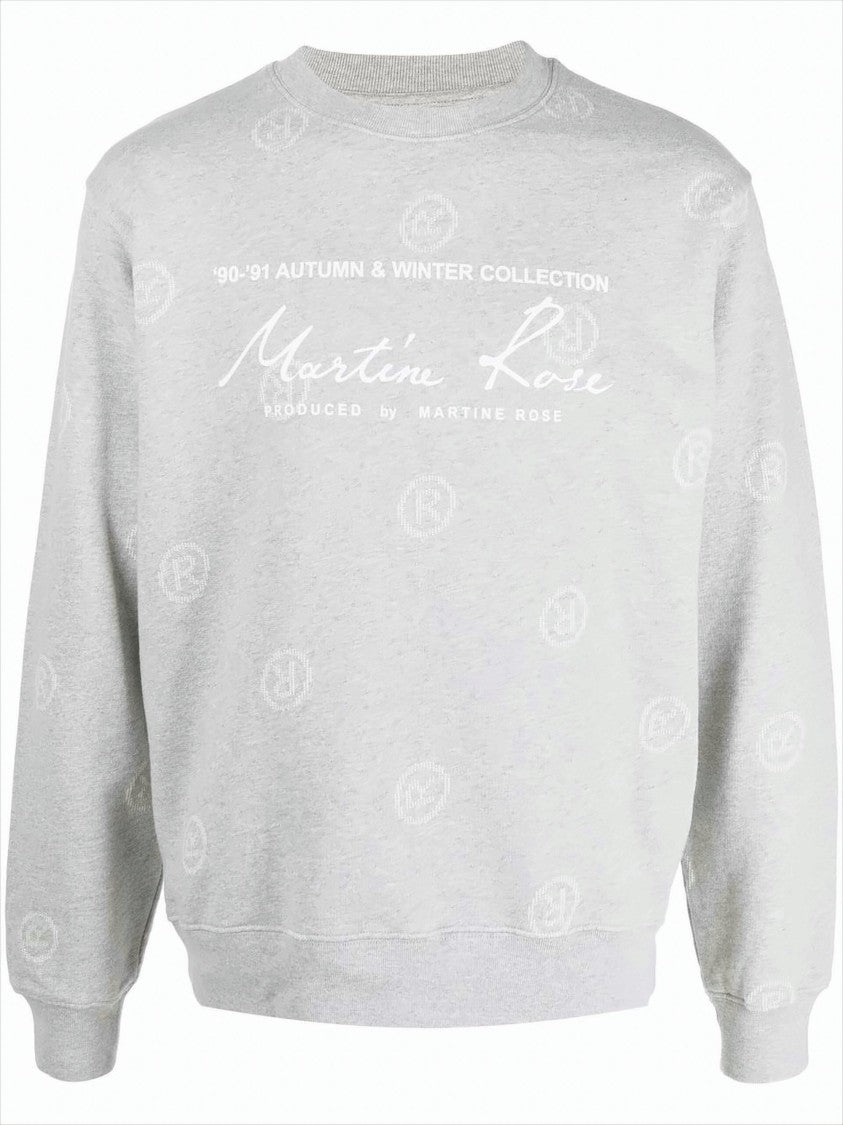 Martine Rose Relaxed Fit Grey Sweatshirt