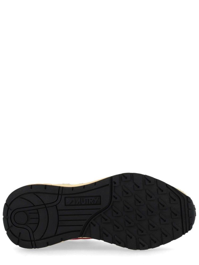 Autry Reelwind Low Suede Overlays Pink Sneakers