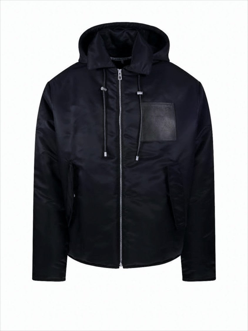 Loewe Black Casual Jacket With Hood