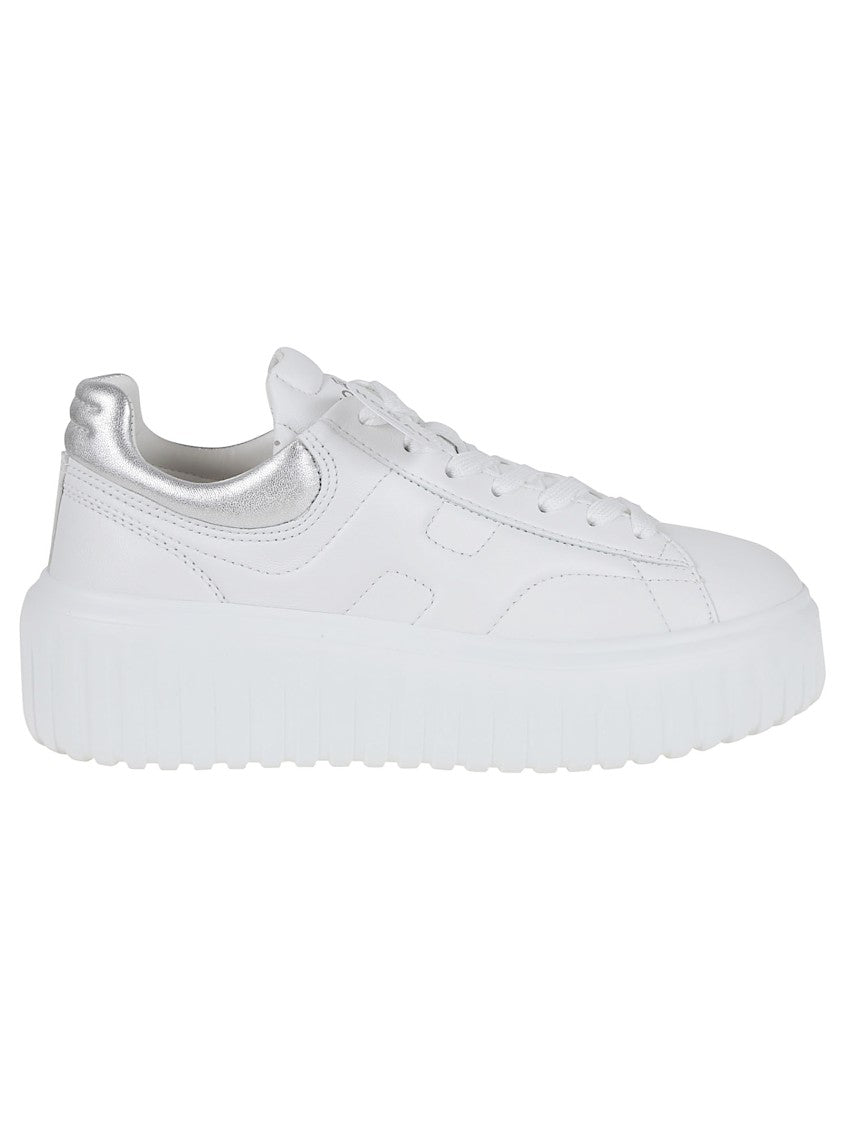 Hogan Nappa Leather H-Stripes Sneakers
