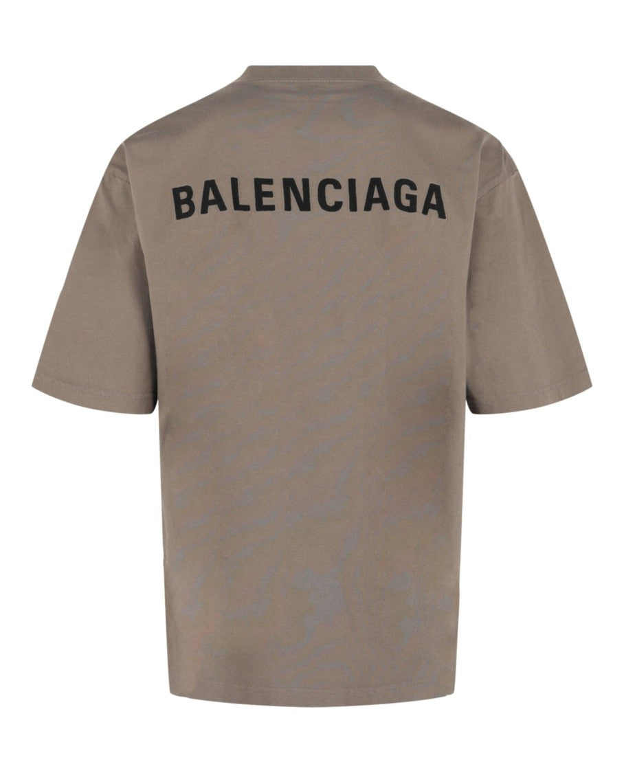 Balenciaga Embroidered Crewneck T-Shirt
