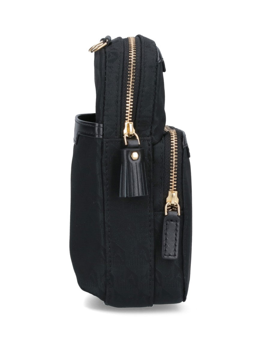 Anya Hindmarch Black Logo Essentials Nylon Shoulder Bag