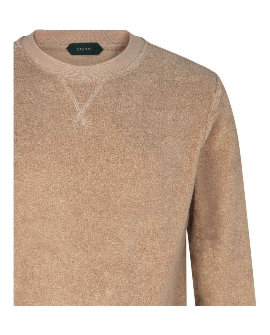 Slowear Terry Cotton Crewneck Sweatshirt