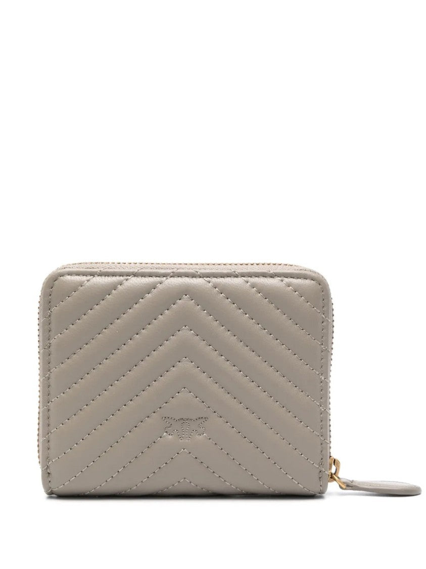 Pinko Quilted Leather Wallet
