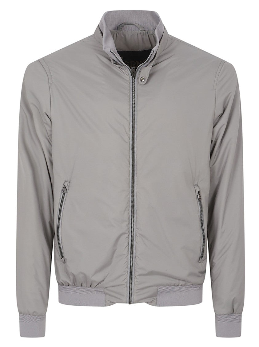 Herno Versatile Grey Bomber Jacket