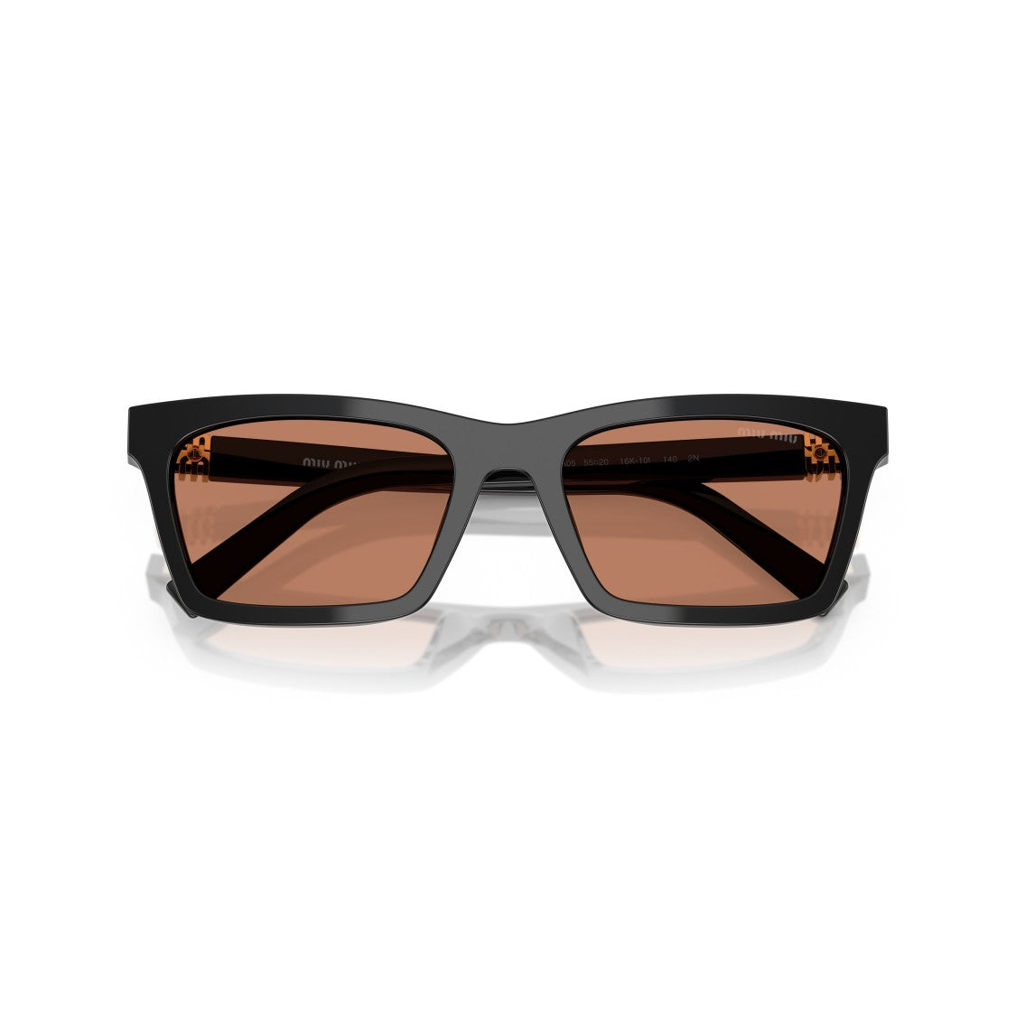 Miu Miu 0Mu A05s Bold Rectangular Acetate Sunglasses