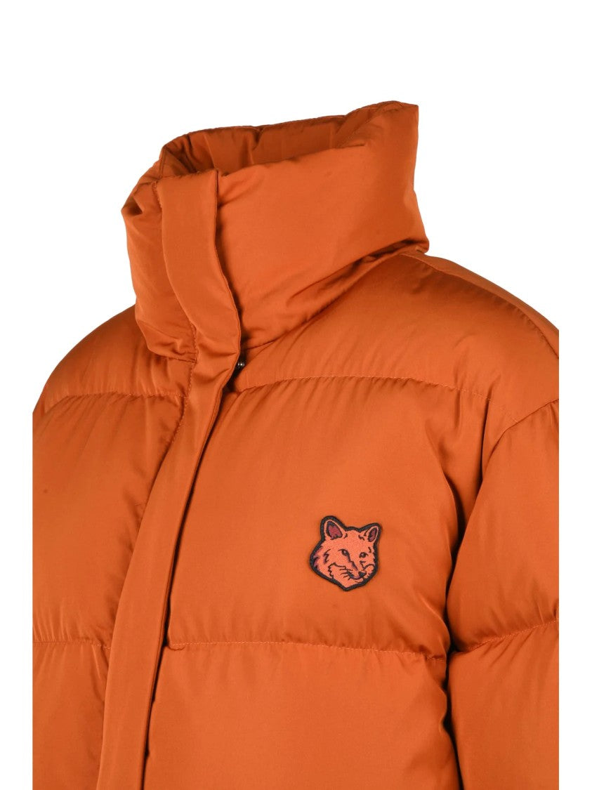 Maison Kitsuné Rust Polyester Down Jacket