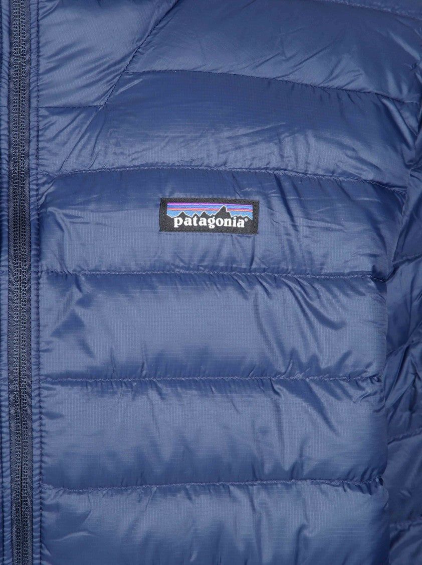 Patagonia Quilted Insulated High Collar Sweater Down Jacket