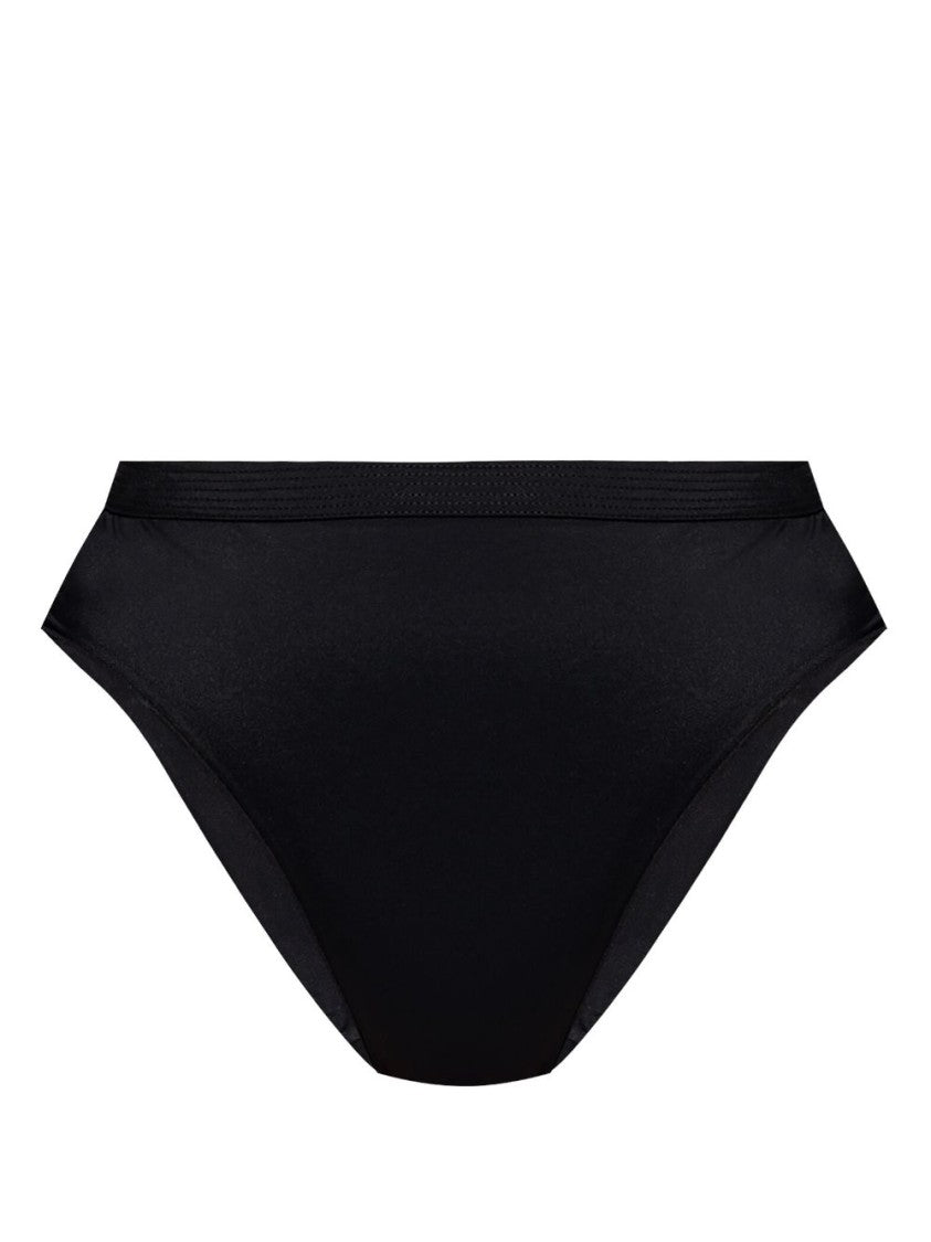Versace Black High-Waisted Bikini Bottom