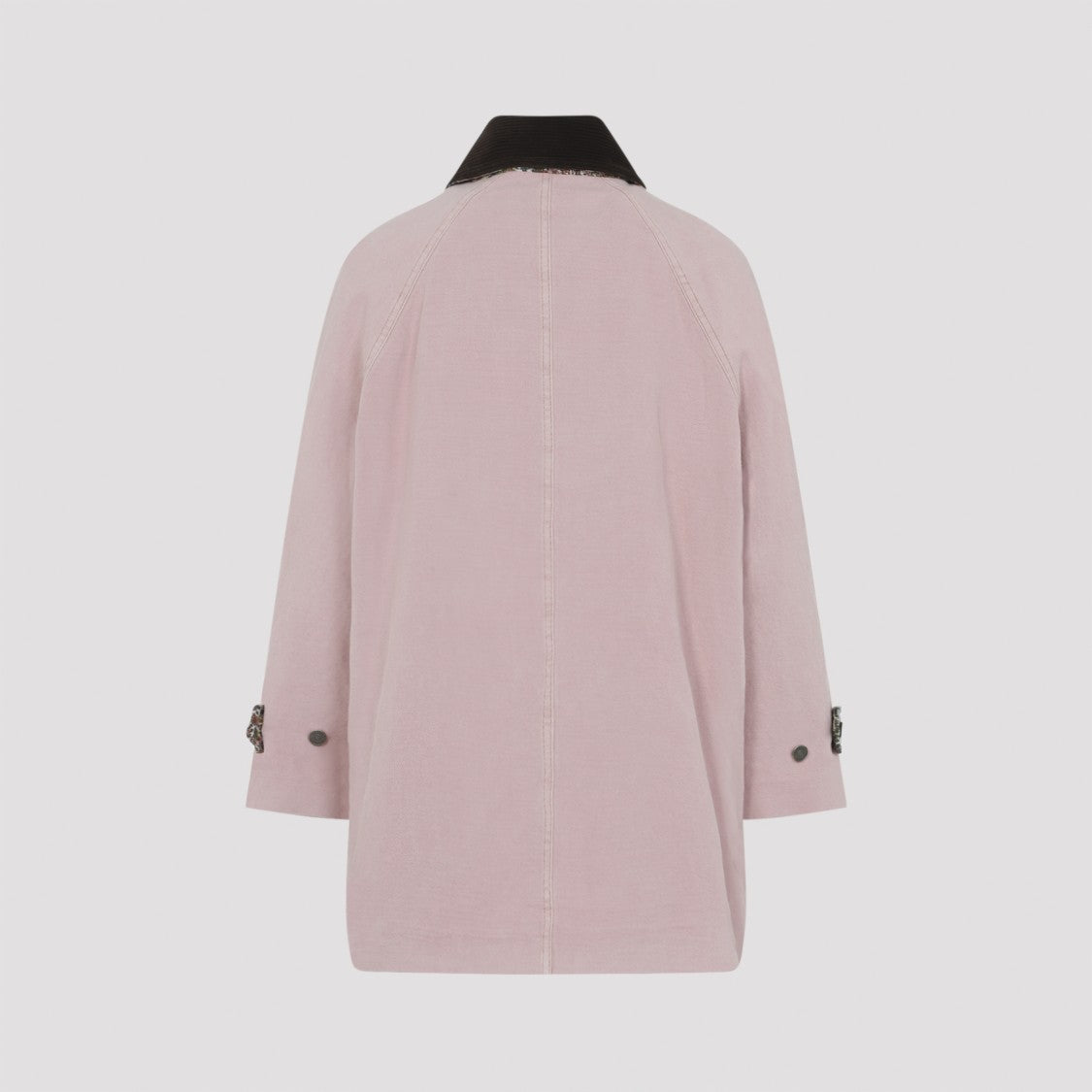 Valentino Short Coat With Floral Accents