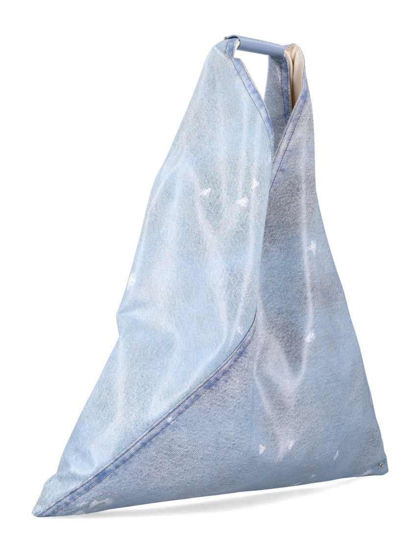 Mm6 By Maison Margiela Light Blue Classic Japanise Handbag