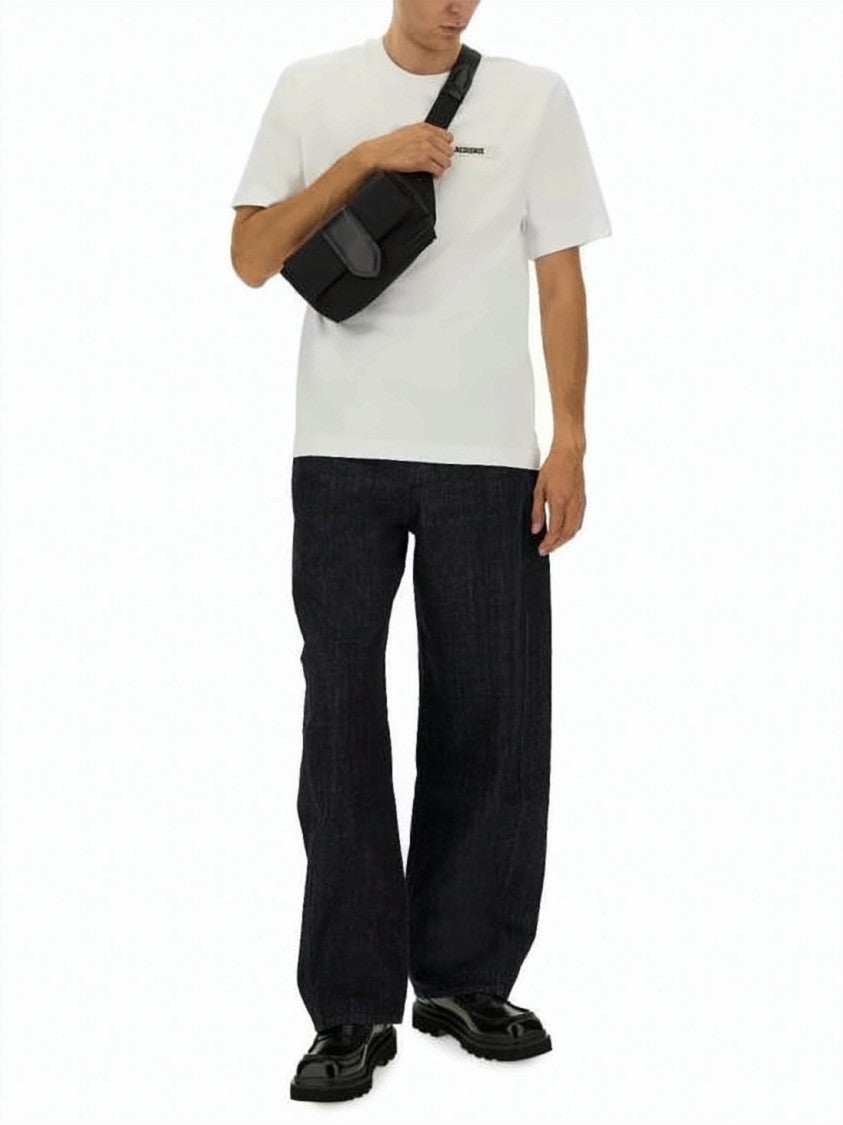 Jacquemus Loose Fit Indigo Denim Trousers