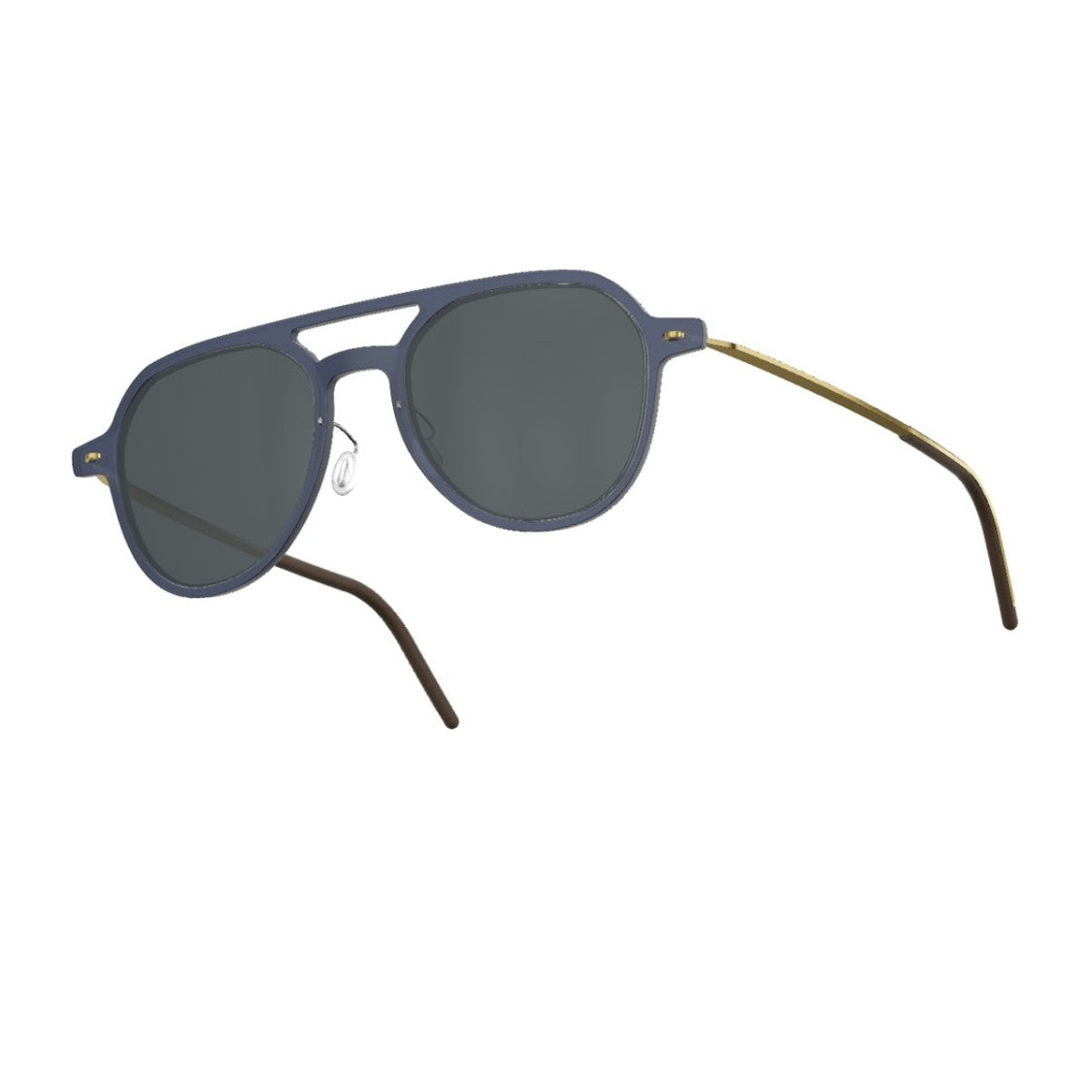 Lindberg Blue Matte  Acetate Sunglasses