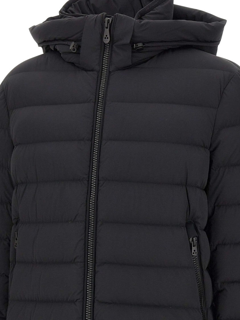 Peuterey Quilted Down Jacket With Hood And Zippered Pockets