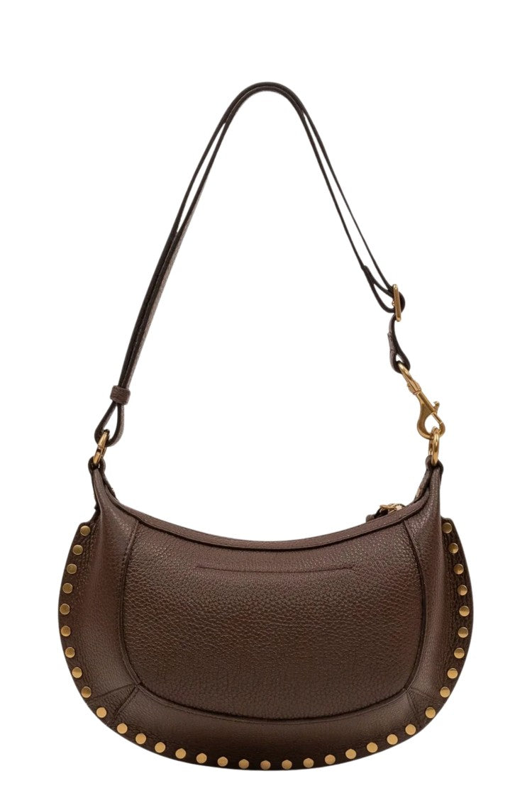 Isabel Marant Brown Oskan Moon Calfskin Shoulder Bag