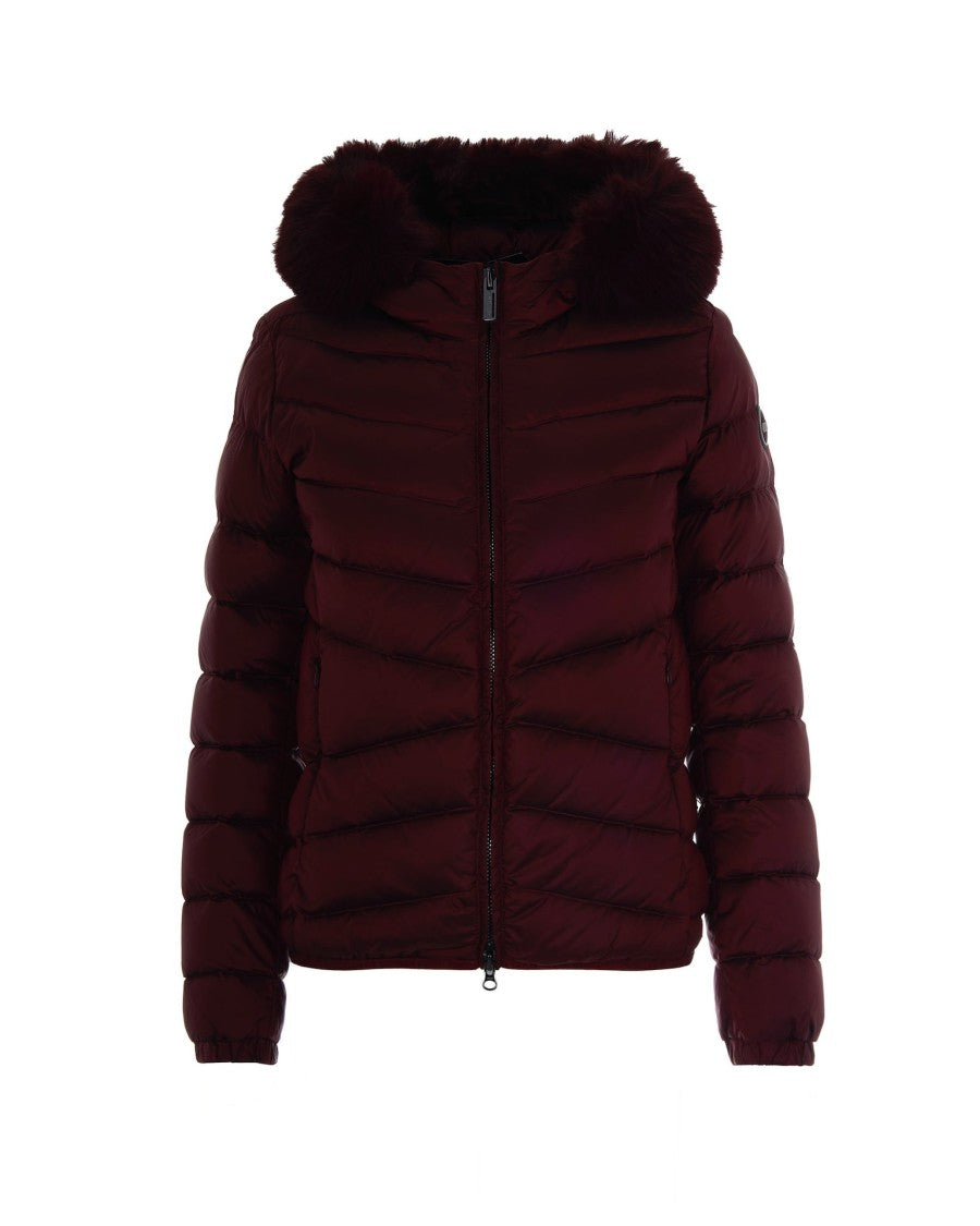 Colmar Originals Hooded Down Jacket – Bordeaux
