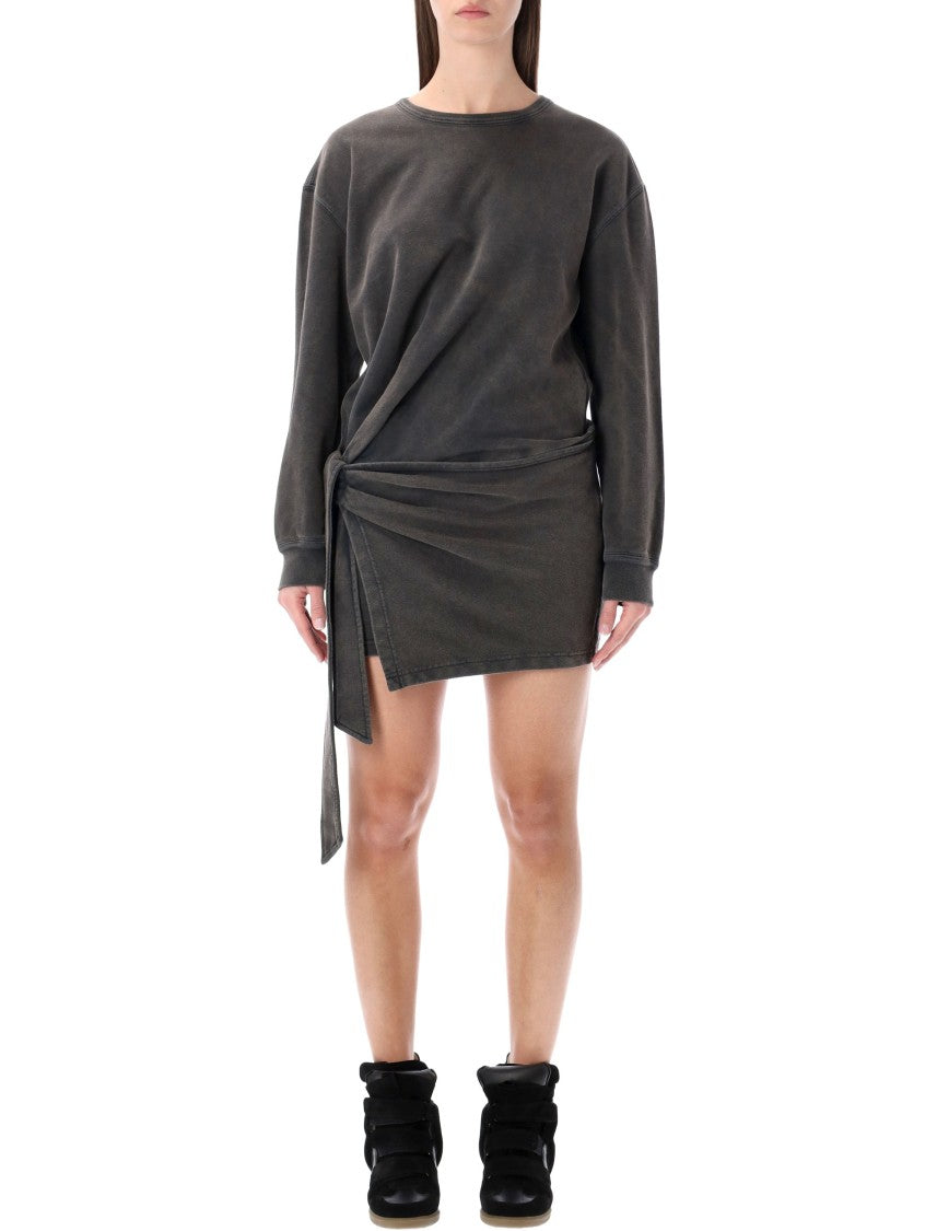Isabel Marant Étoile Zae Cotton Mini Sweatshirt Dress