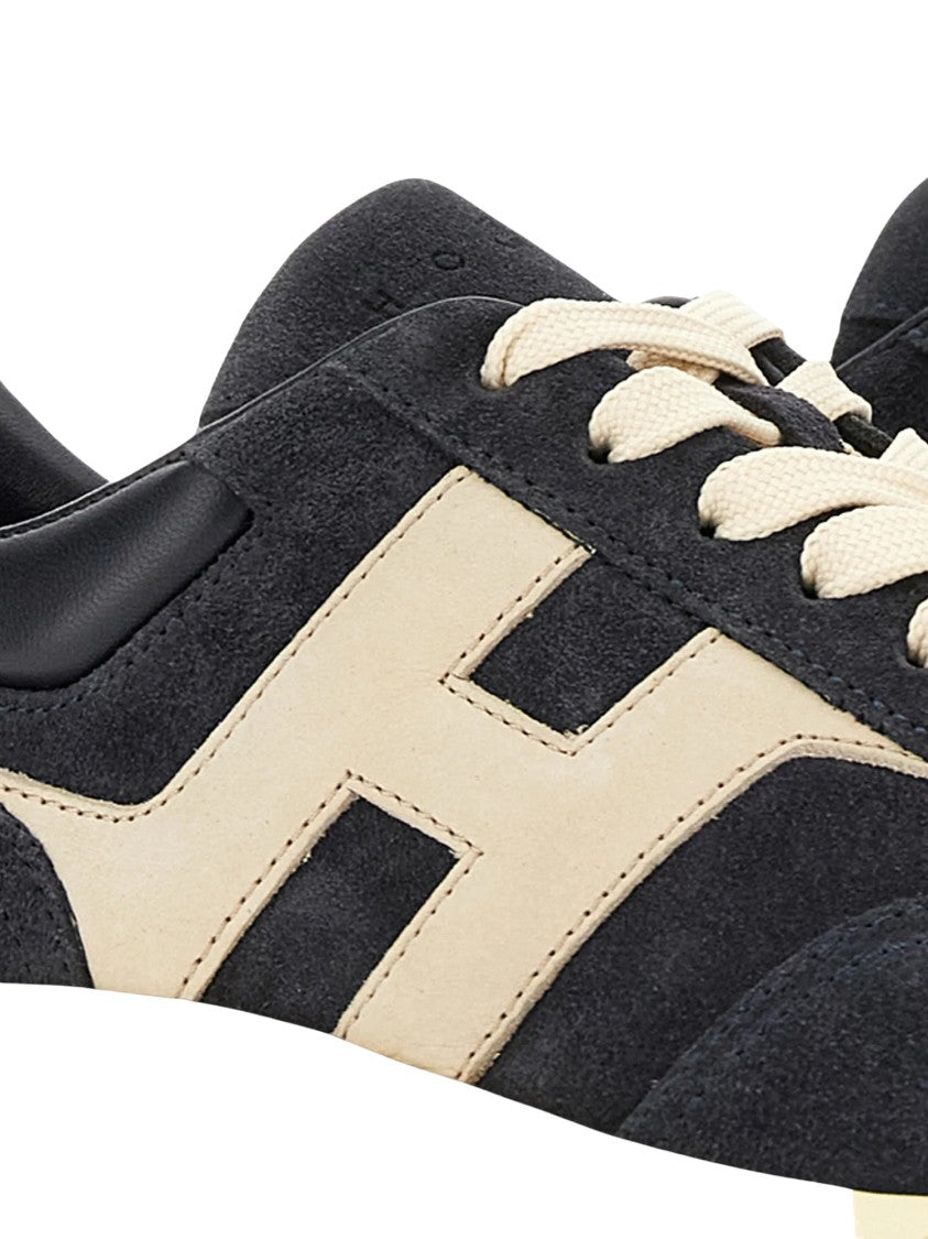 Hogan Black Hyperlight Suede Sneakers