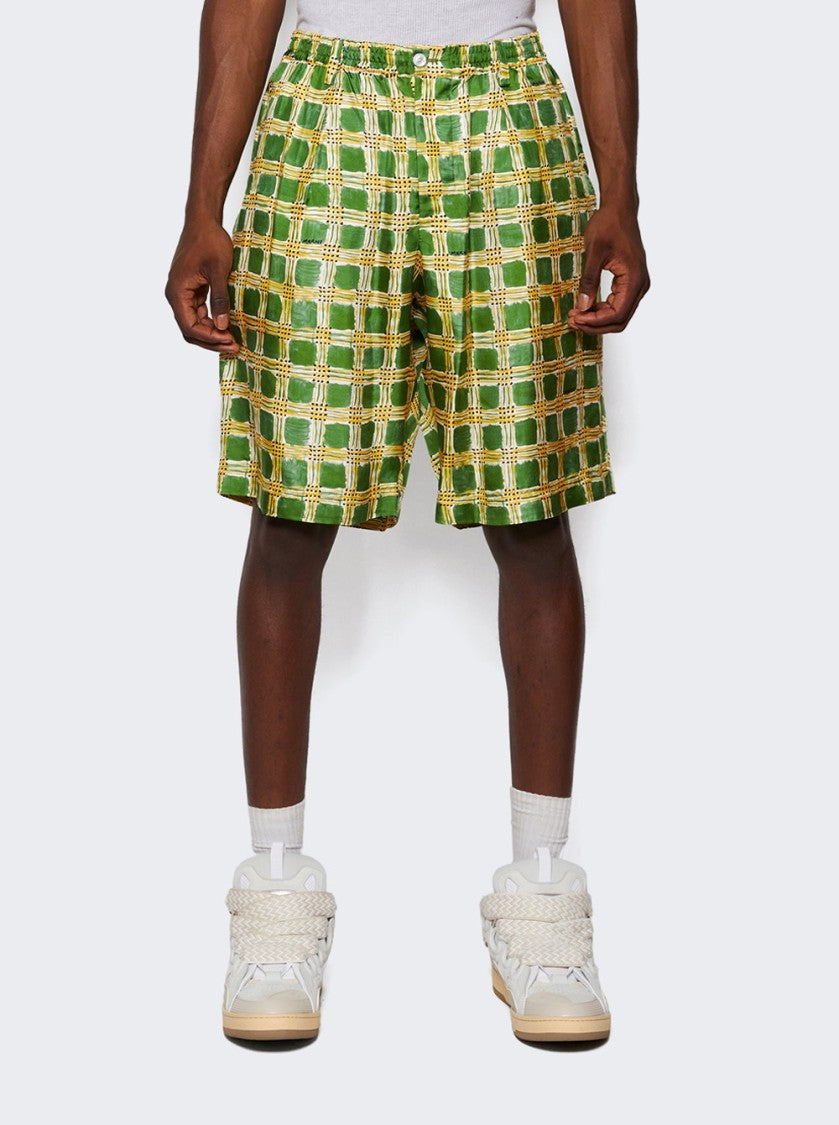 Marni Silk Twill Shorts