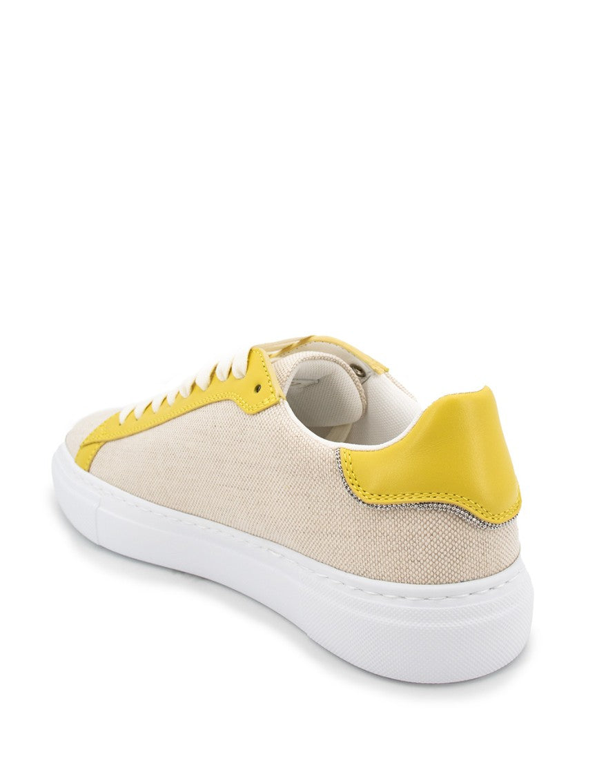 Fabiana Filippi Canvas And Leather Sneakers