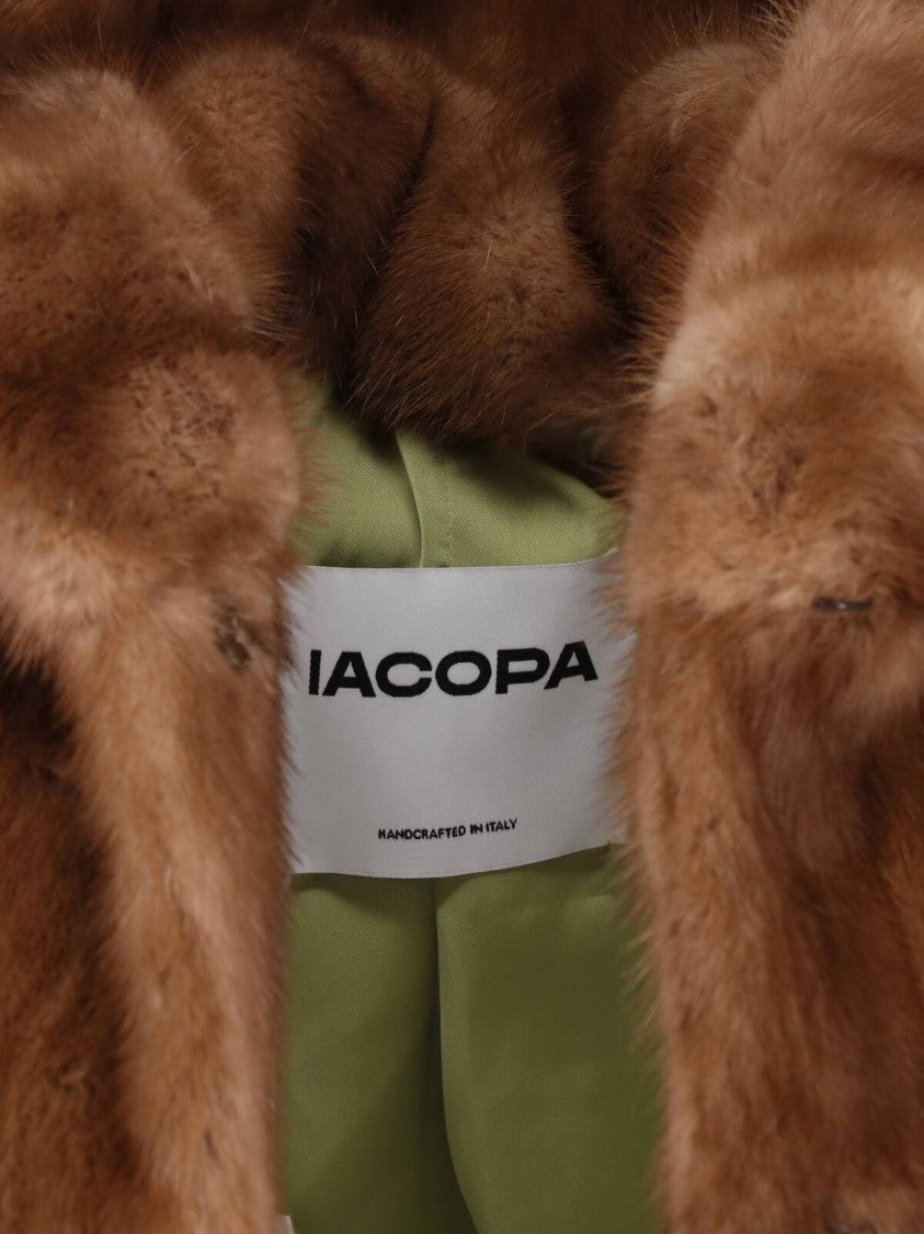Iacopa Rosene Hooded Mink Fur Jacket