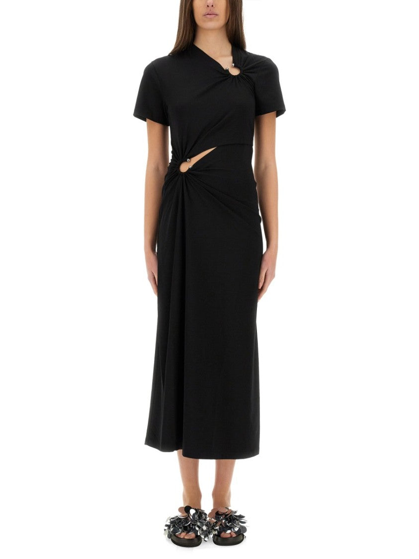 Rabanne Cut-Out Detail Midi Dress