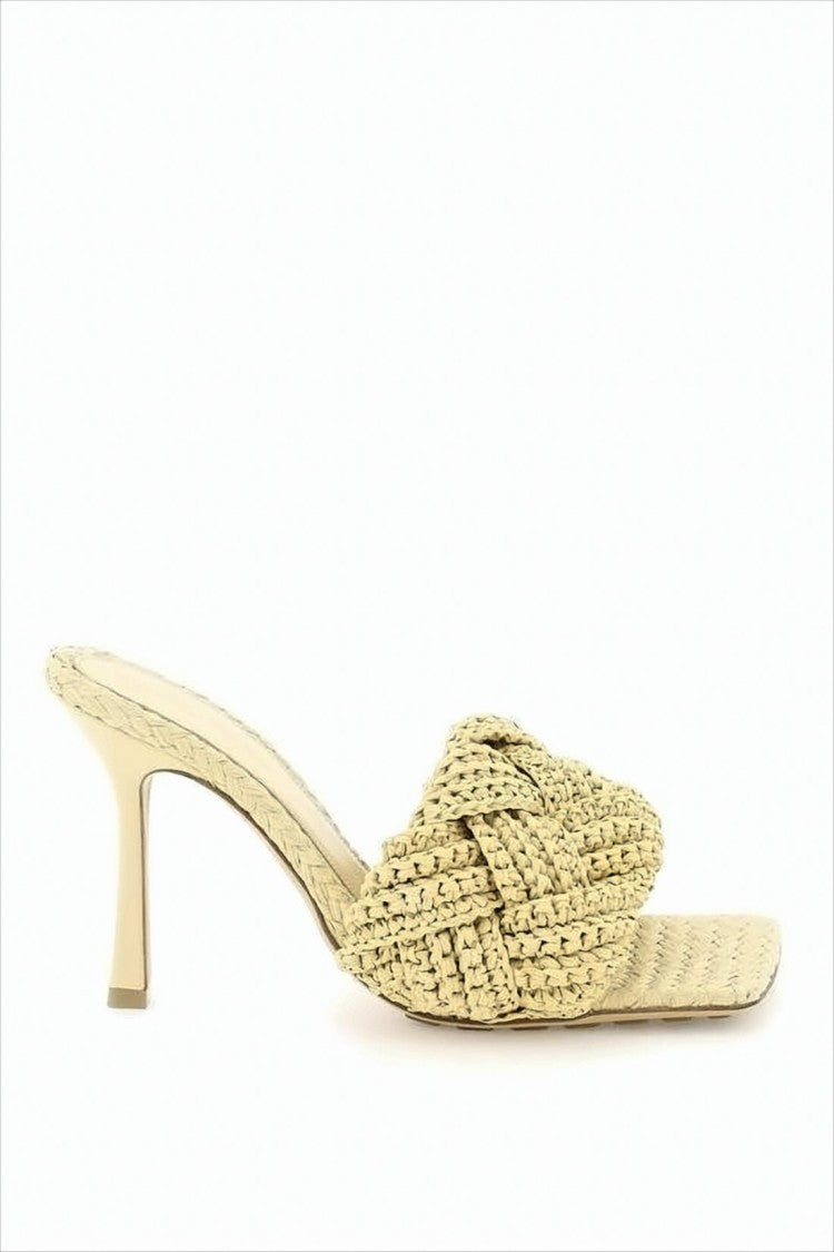 Bottega Veneta Woven Braided Mule With Square Toe