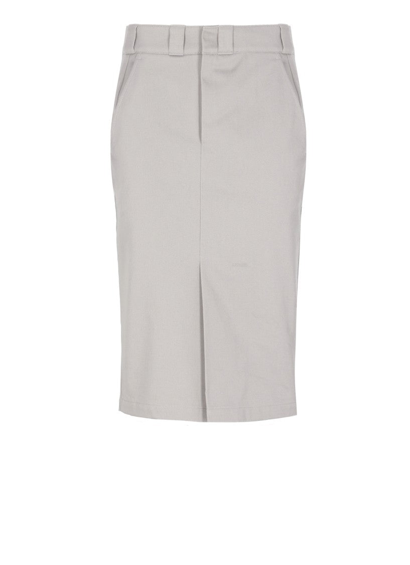 Maison Margiela Grey Cotton Skirt