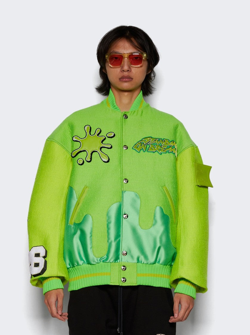 Members Of The Rage Slime Varsity Jacket