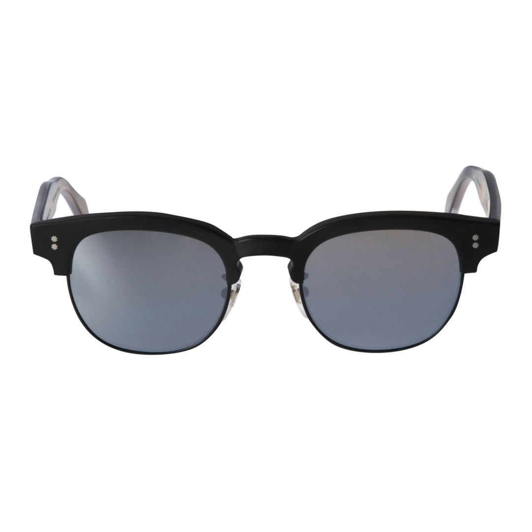 Kador Woody Cal 49 Clubmaster Design Sunglasses With Reflective Lenses