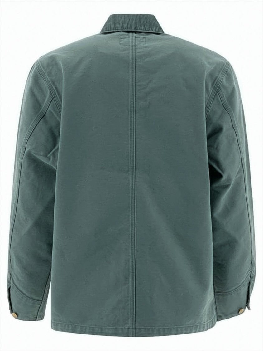 Carhartt Wip Muted Green Organic Cotton Jacket
