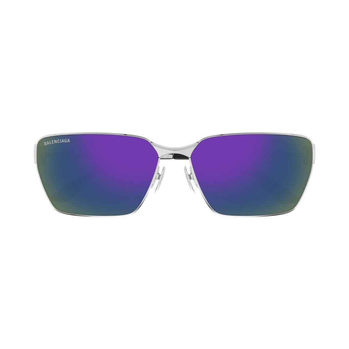 Balenciaga Bb0374sk Rectangular Metal Frame Sunglasses
