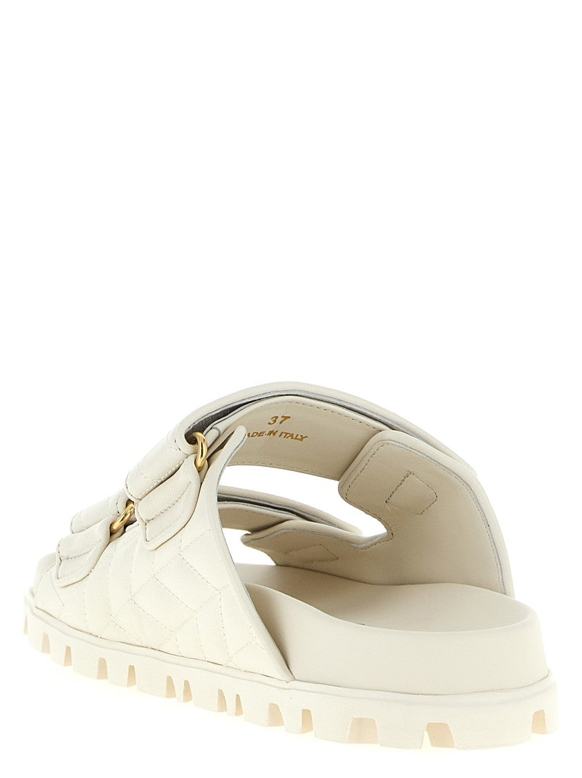 Miu Miu Matelassé Nappa Sandals