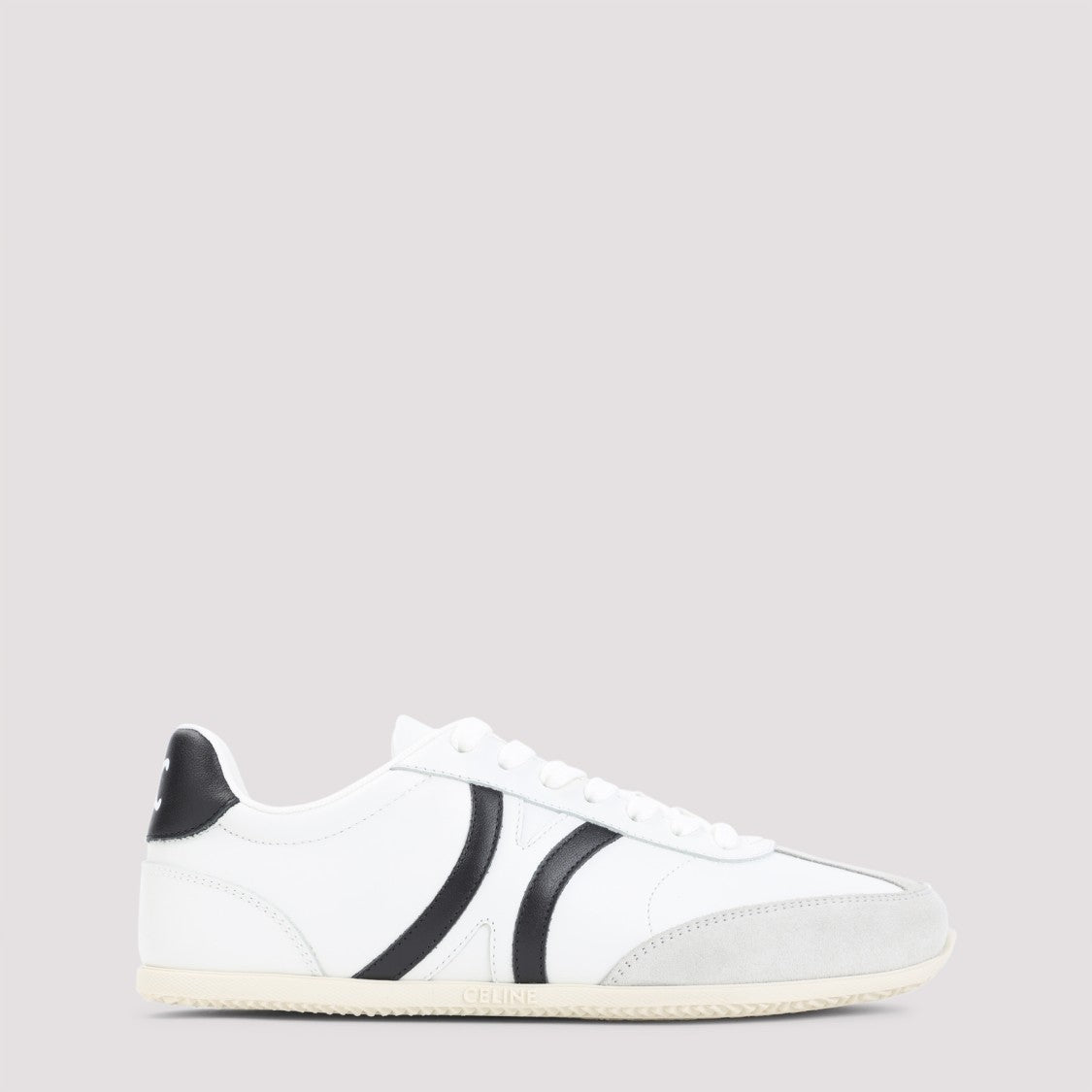 Celine Optic White Calf Leather Triomphe Sneakers