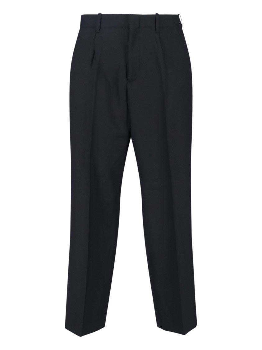 Our Legacy Tailored Black Trousers With Pleated Front And Minimalist Design